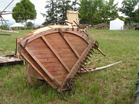 Javeleuse ou moissonneuse javeleuse (30eme fete des moissons de Saint-Jean-de-Touslas) (1)